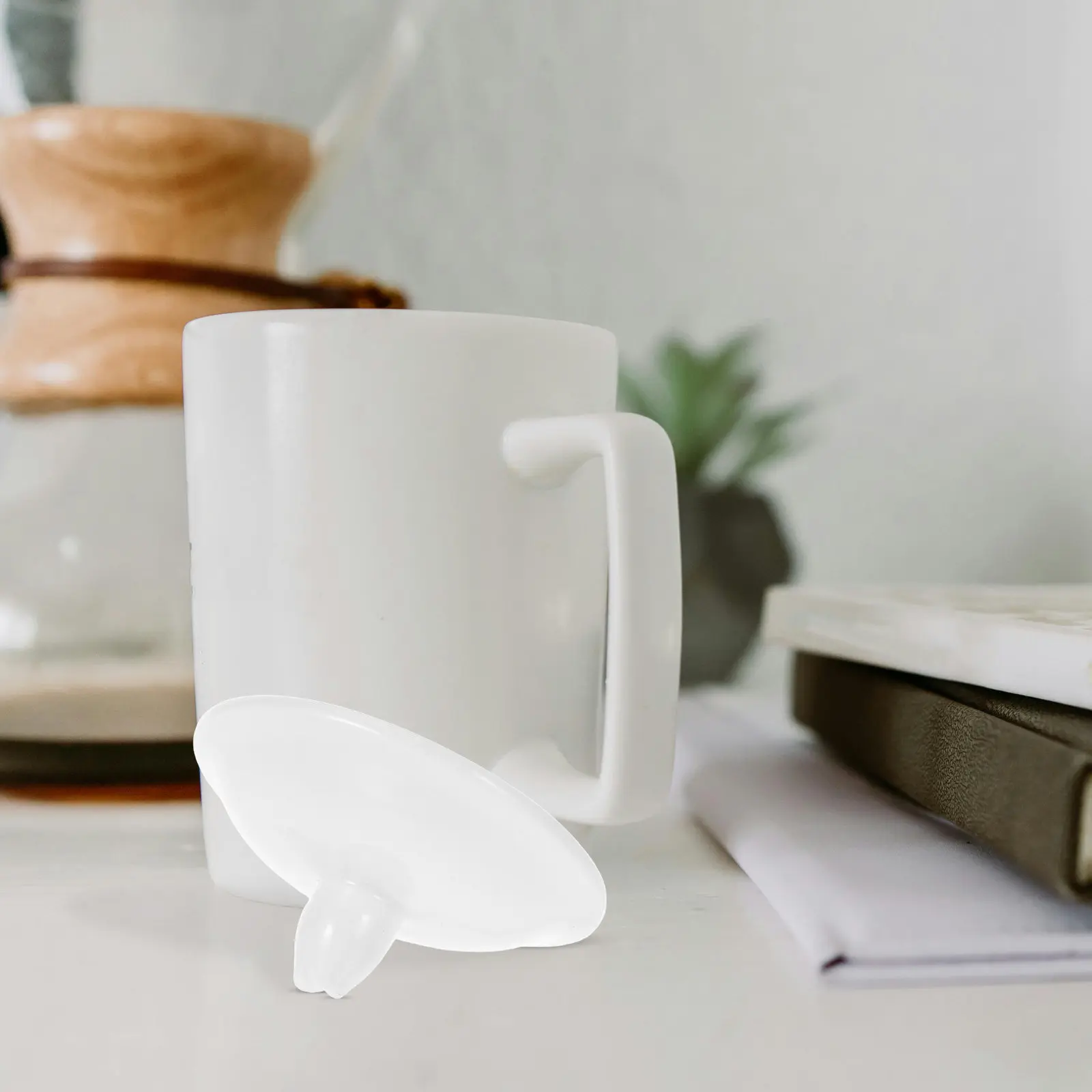 

Керамическая крышка для кружки, внутренний диаметр 7,5 см, универсальная сменная крышка для чайных чашек, многоразовая декоративная крышка для чашек для домашнего и офисного использования