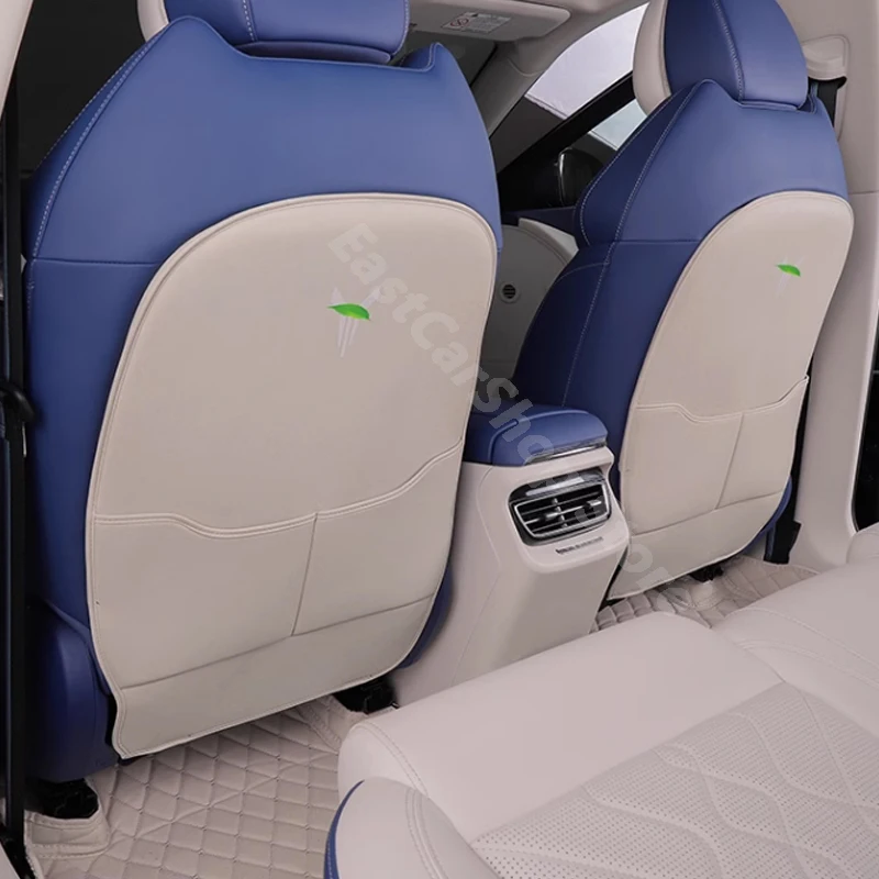 

For Voyah Free 2021 2022 2023 Car Rear Seat Anti-Kick Pad Seat Cover Rear Air Outlet Back Armrest Protection Mat Accessories