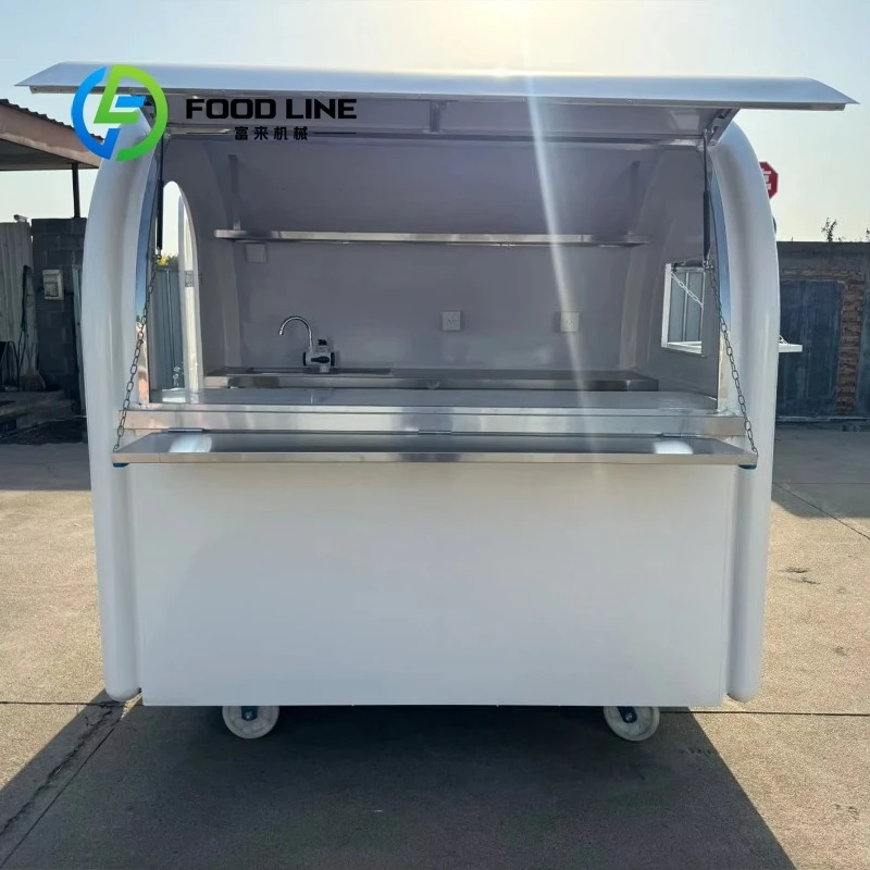 

Mobile Food Truck Concession Stand Pizza Coffee Taco Gear for Street Catering Business Customized