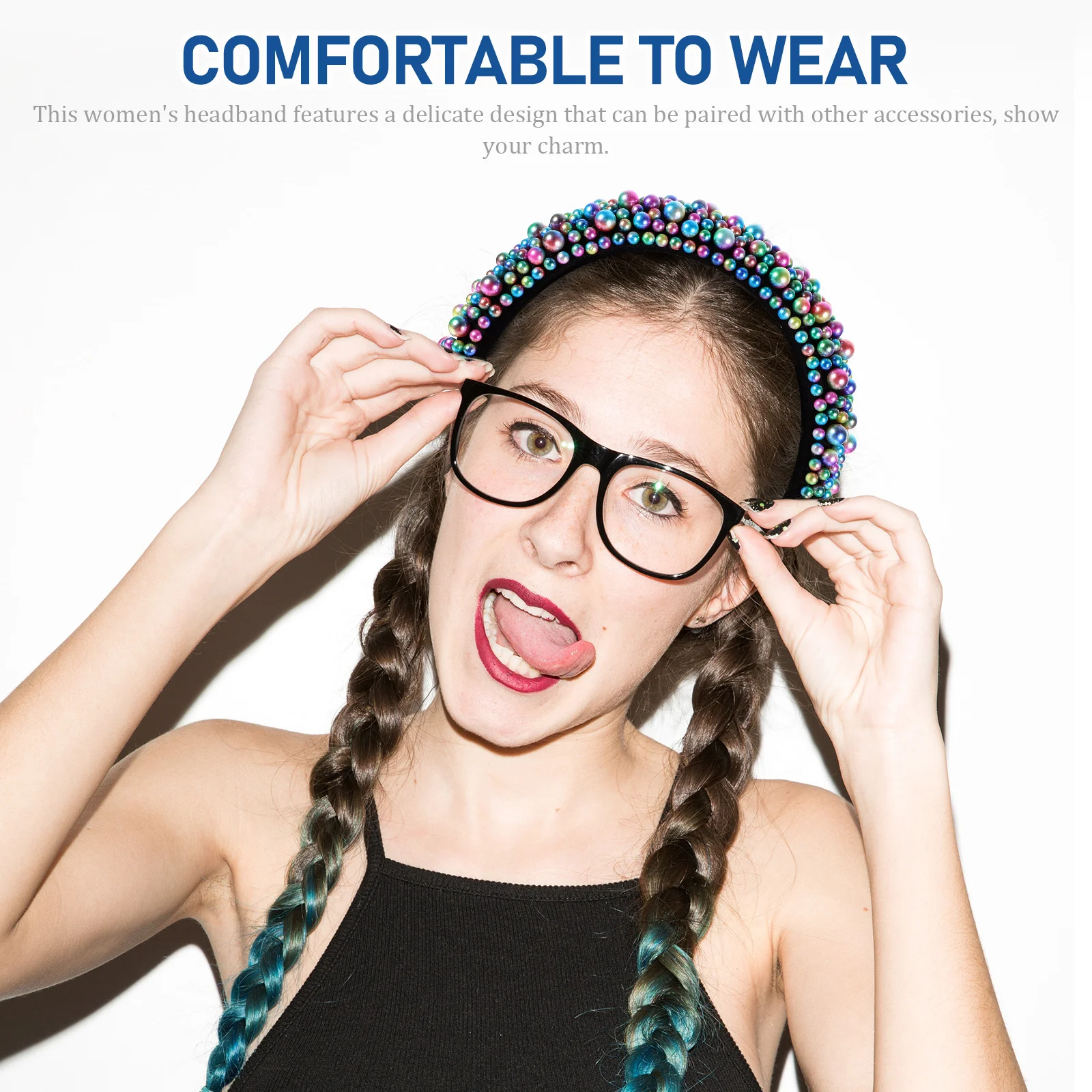 

Pearl Headband Women Styling Tools For Women Wide Bands Elegant Hair Accessories Spa Washing Use Hair Styling Tools