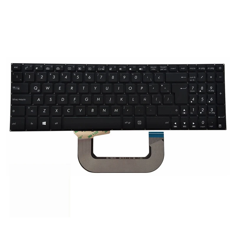 Imagem -03 - Teclado Portátil para Asus fr gr la ru Eua X705 uf na fd m ma mb X705u X705ua X705ud X705uq X705c N705 fd fn ud A705