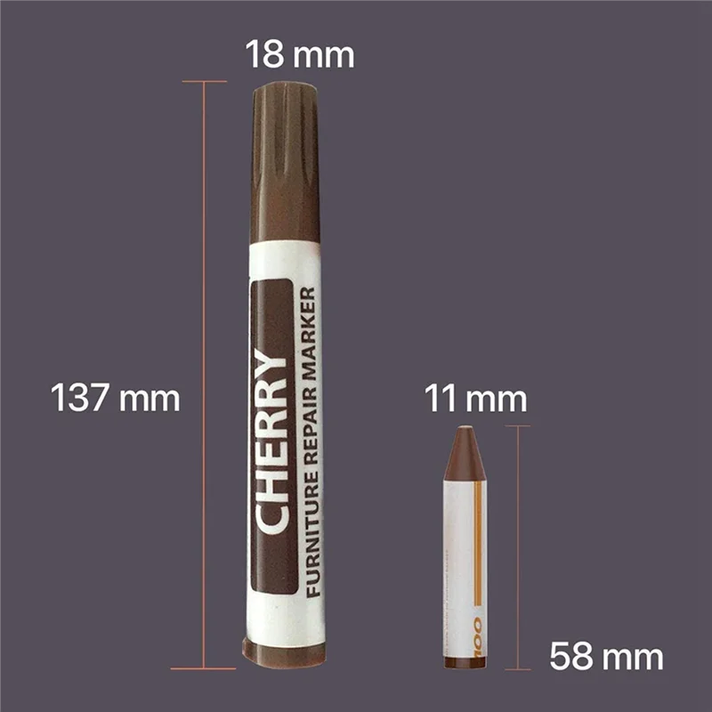 

Furniture Repair Kit Wood Markers - Set of 13 - Markers and Wax Sticks with Sharpener Kit, for Scratches, Wood Floors SSQ