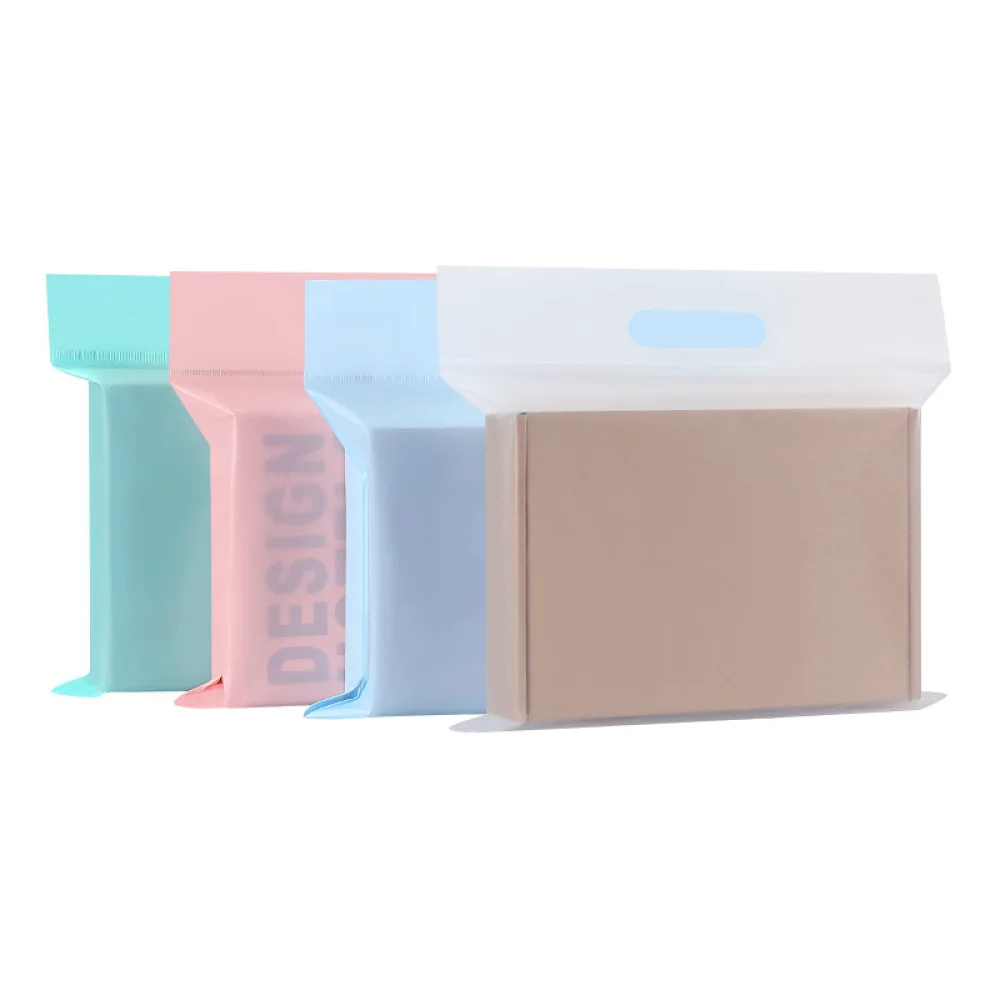 Portable Shipping Envelopes Frosted Courier Mailing Bags Thickened Waterproof Pouches For Clothes Retail Delivery Business Gift