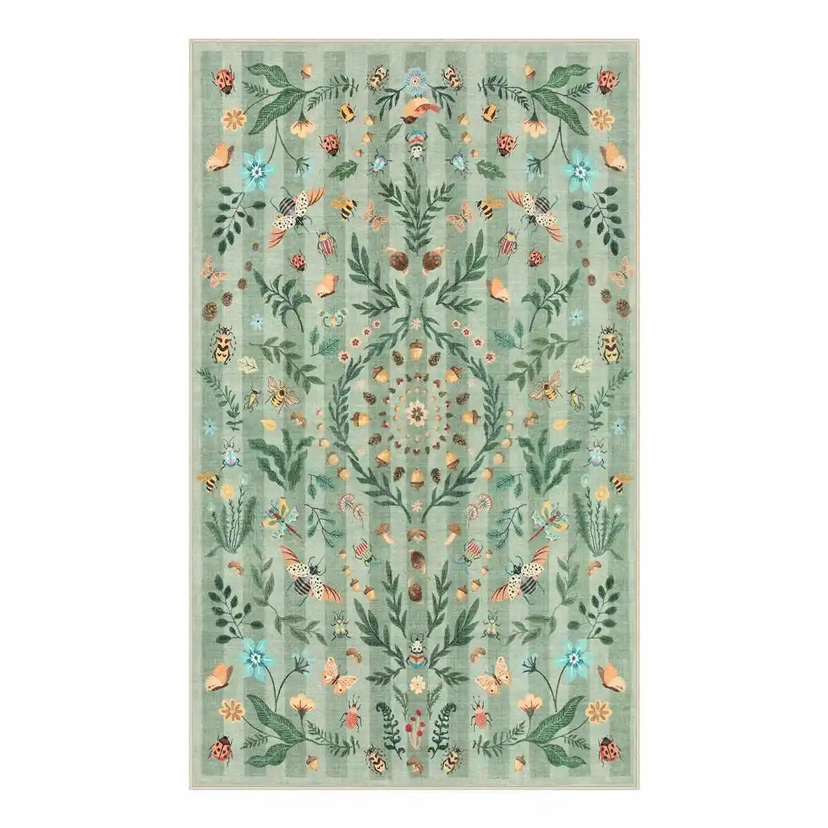 Retro Persian Living Room Large Area Rug Modern Farmhouse Themes Carpet Living Room Bedroom Decorative Carpet Washable Rugs