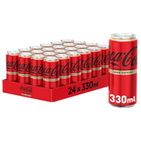 NAP. COCA COLA ZERO ZERO CAFFEINS 0.33 EMPTY 1*24