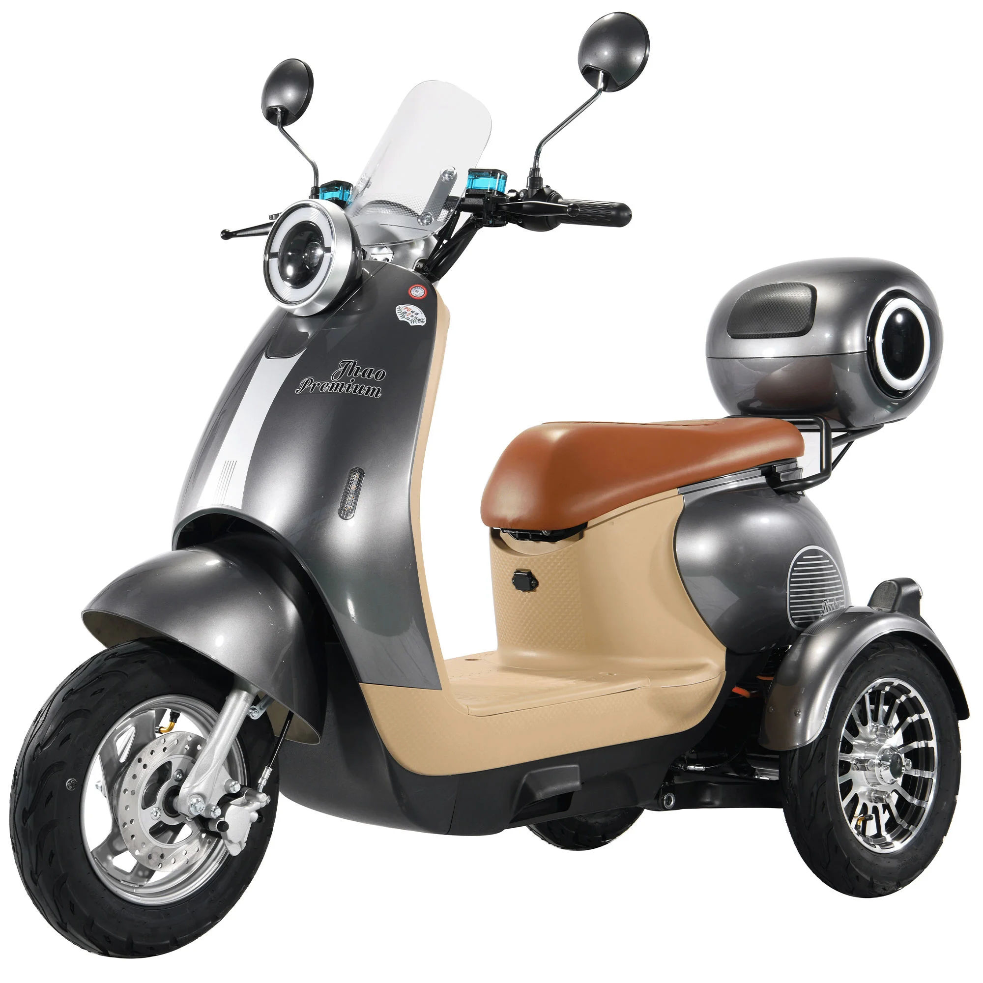 

Электрический трехколесный скутер STLF с высокой эстетической ценностью, перезаряжаемый, для пожилых людей и детей, открытый кузов