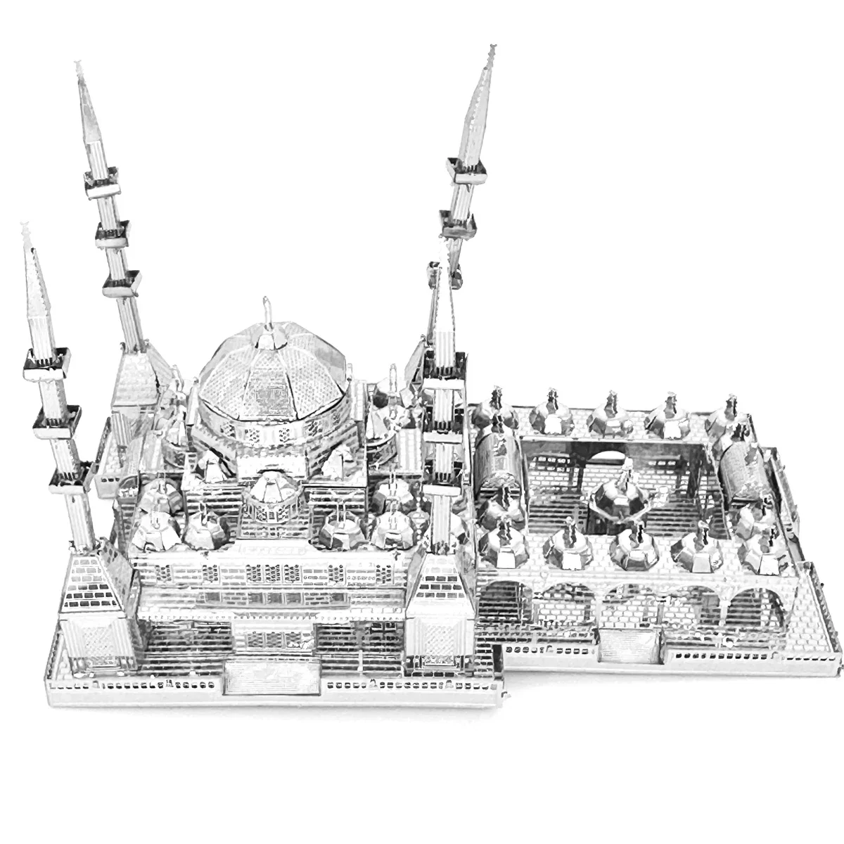 mosque 3D Metal Puzzle Building Blocks Kits DIY Mecha for Teens Men Hobbies Toys Great Gifts#