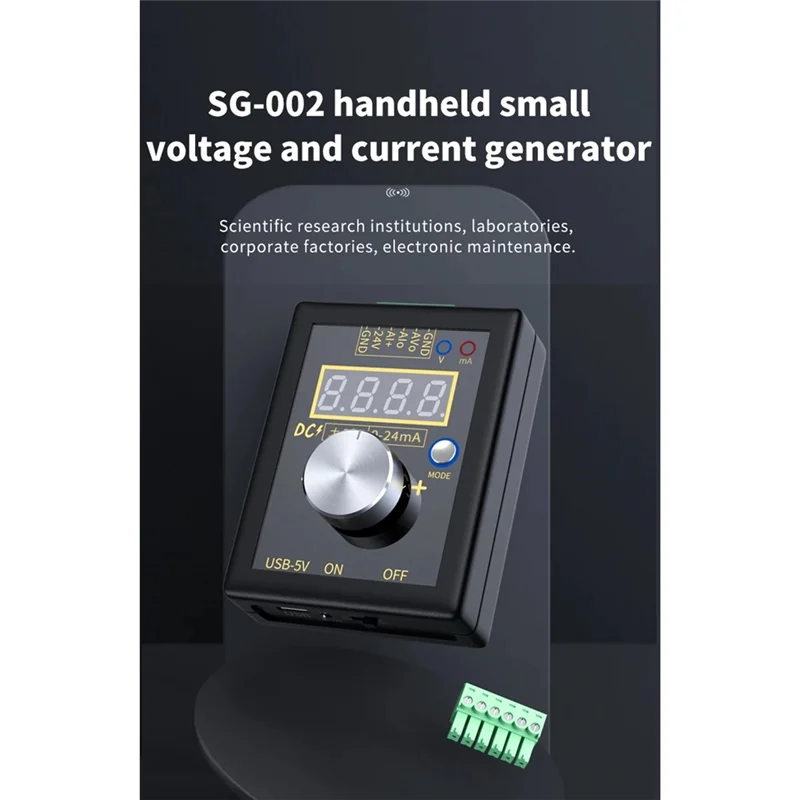 SG-002 Generador de señal de corriente y voltaje analógico 0-24Ma Transmisor de corriente Instrumentos de medición electrónicos