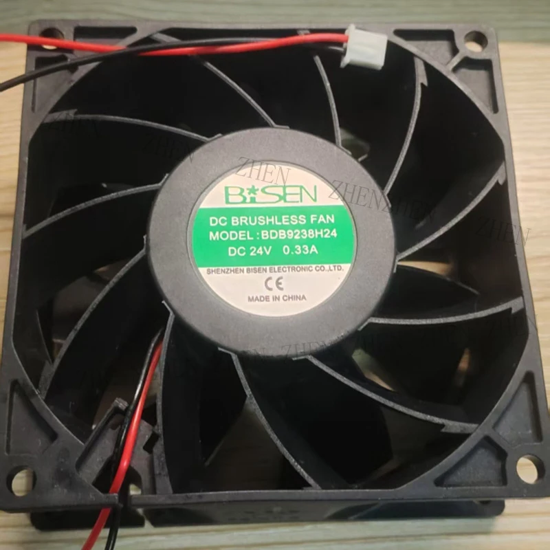 s-新品-bisen-bdb9238h24-dc-24v-033a-2-ピン冷却ファン-qw