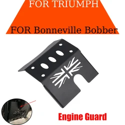 Cubierta de protección del motor para TRIUMPH Bonneville Bobber chasis negro debajo de la placa de deslizamiento cubierta de protección del motor de la motocicleta