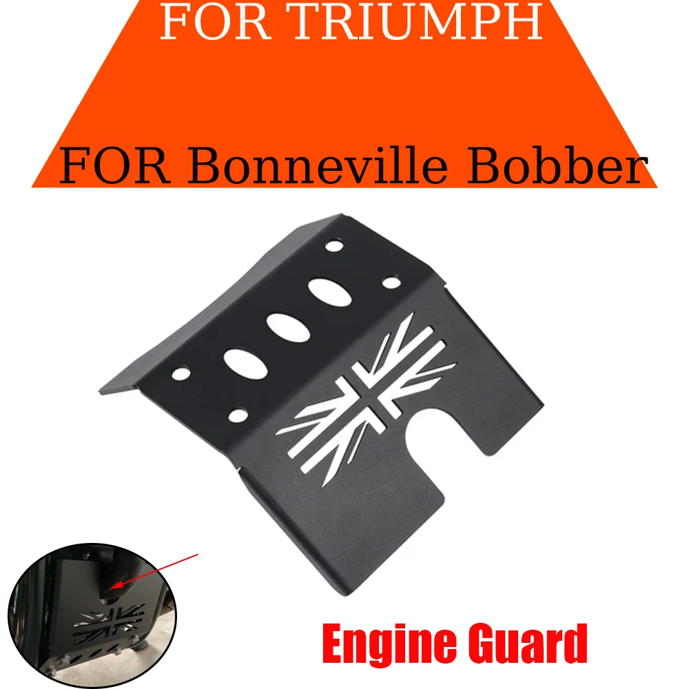 Engin protection cover For TRIUMPH Bonneville Bobber Black Chassis Under Guard Skid Plate Motorcycle Engine protection cover