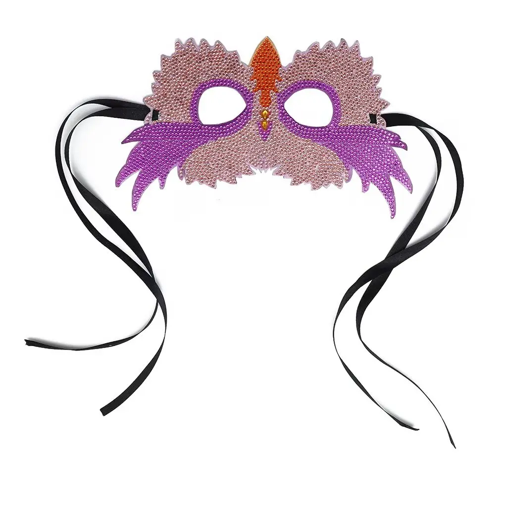 

DIY Diamond Painting Kit Crystal Shaped Embroidery Birthday Prom Party Mask Outdoor Activity Brand New Spot Diamond Art