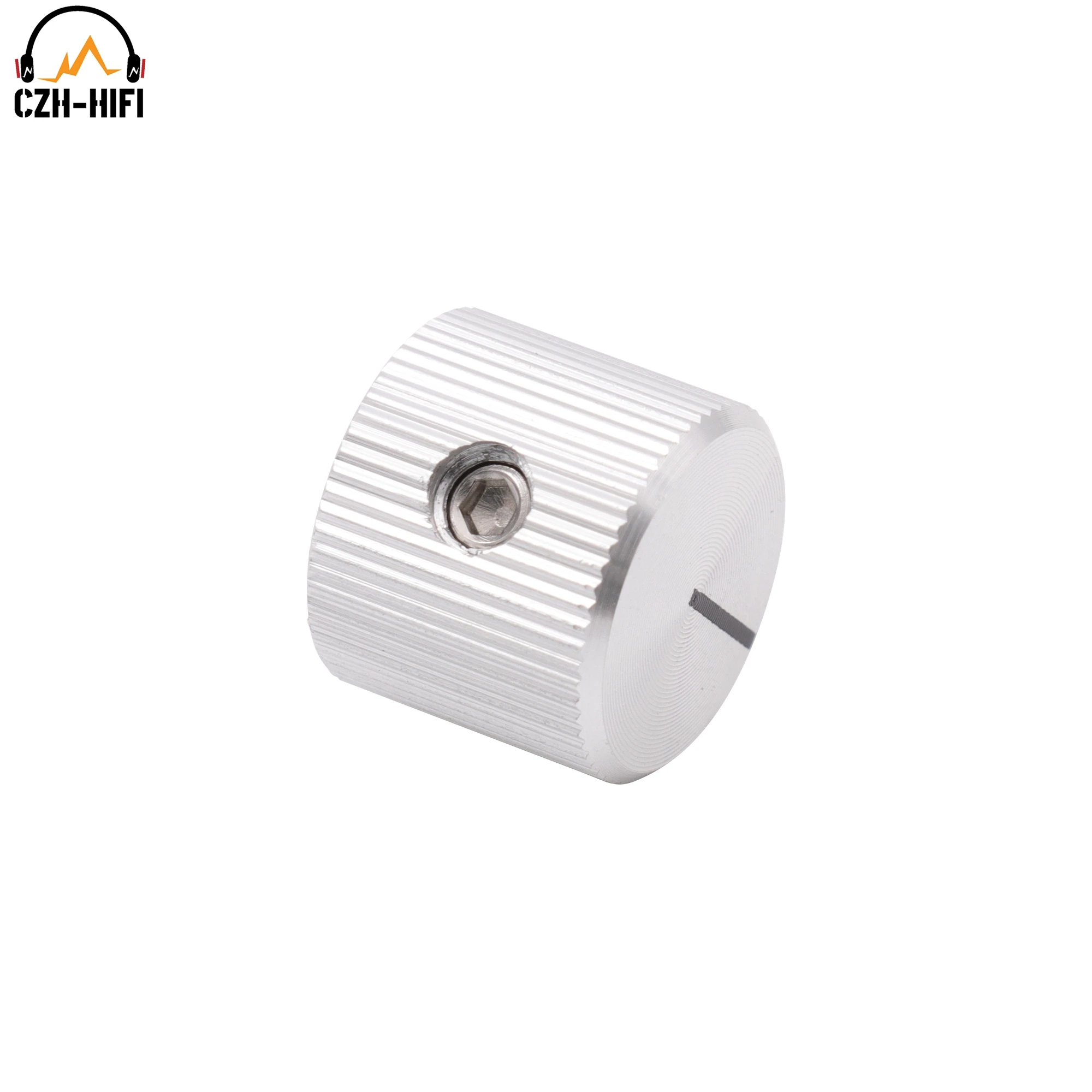 10 stücke Mini CNC Maschine Solide Aluminium Zeiger Knopf Knopf Kappe Gitarre AMP DJ Mixer Radio CD DAC Drehschalter EIN AUS 6,00mm Loch – Detail 12