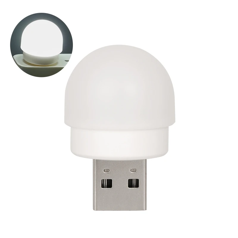 

Lovely Small Mushroom Light Eye for Protection Round Computer Mobile Power Reading Light Birthday Gift for Teenager Wome