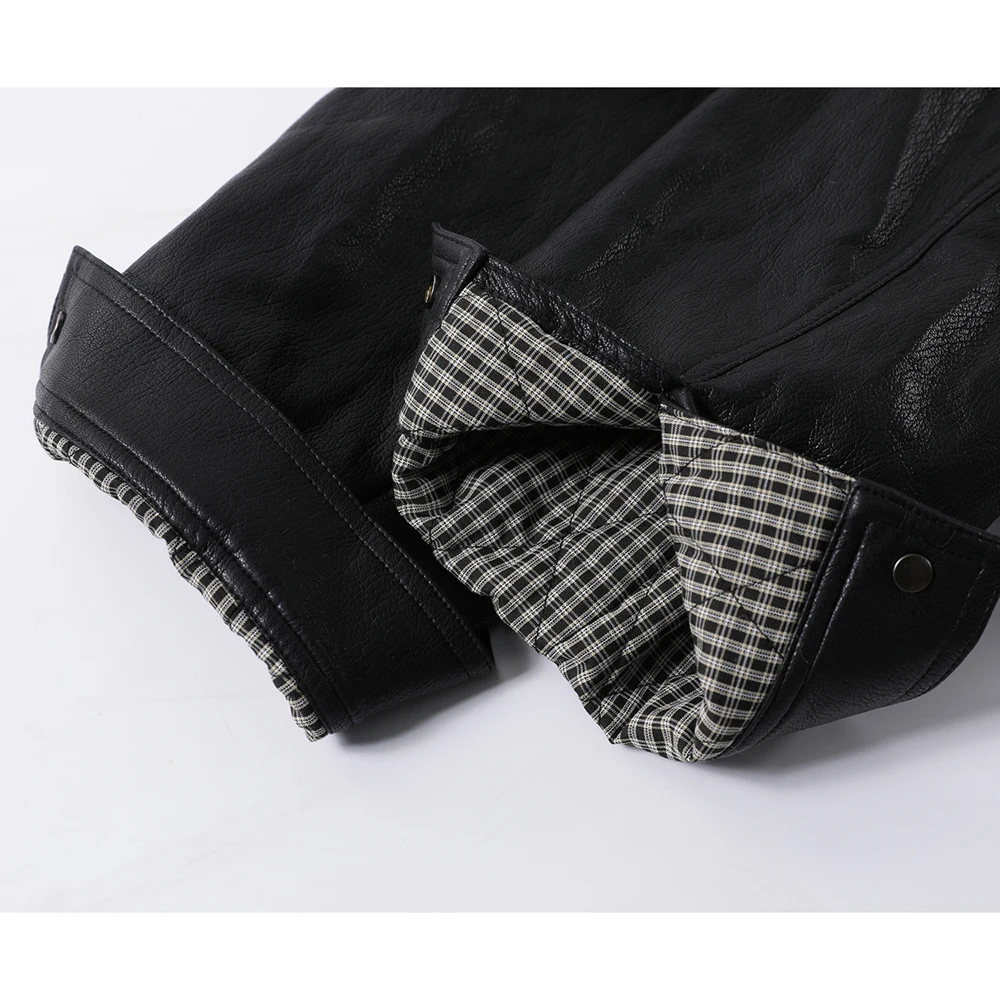 Giacca da donna foderata in pelliccia sintetica da donna Cappotto invernale oversize in PU Caldo colletto in peluche spesso Capispalla Streetwear Stile Moto