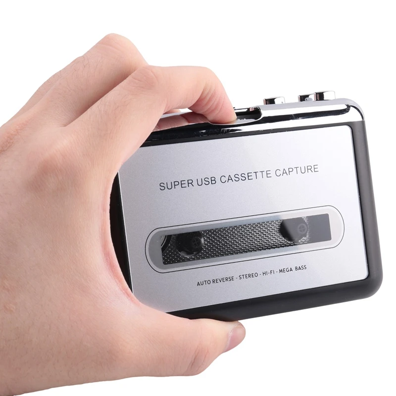 Cassette Player Cassette To MP3 Converter Capture Audio Music Player Convert Tape Cassette On Tape To PC Laptop Via USB