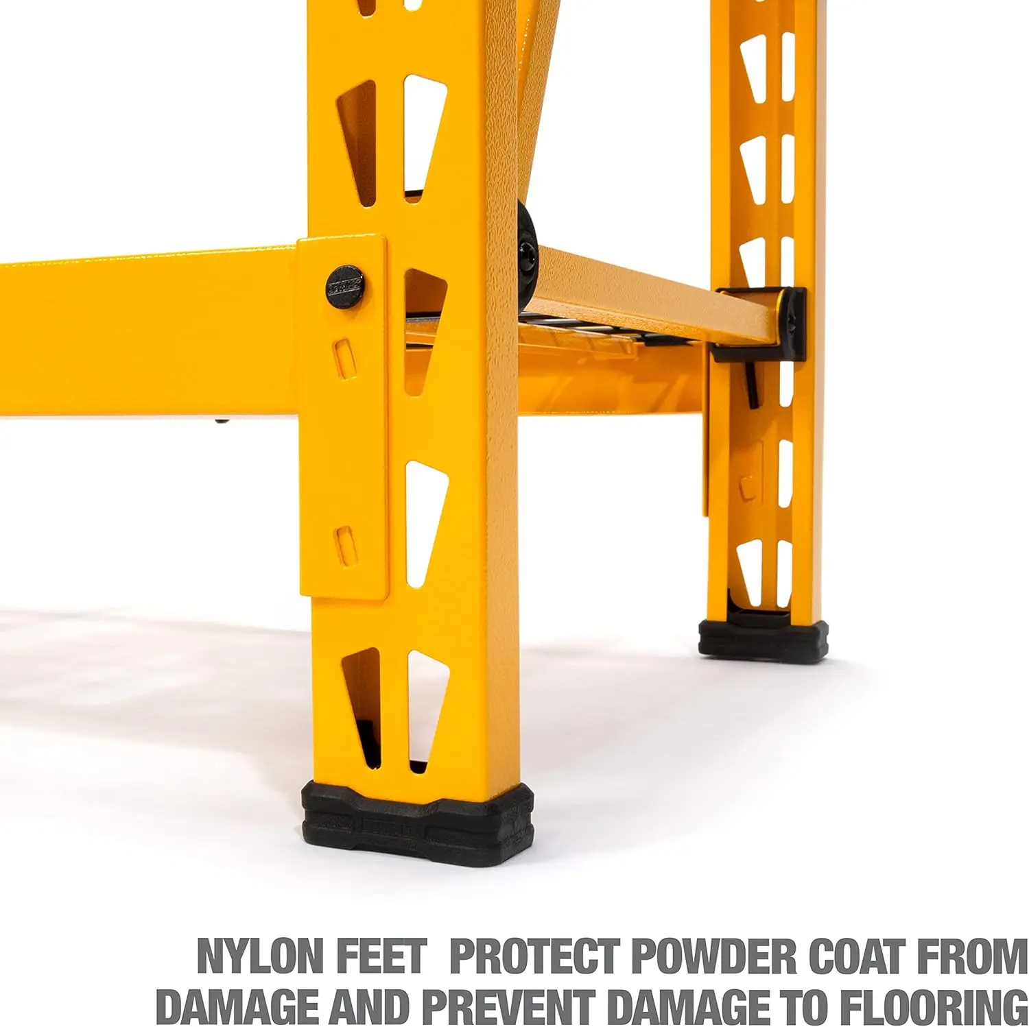 Kit Stasiun Kerja Rak Penyimpanan Kaki Baja Karbon 4- Industri 2 Rak (DXST3000WB)