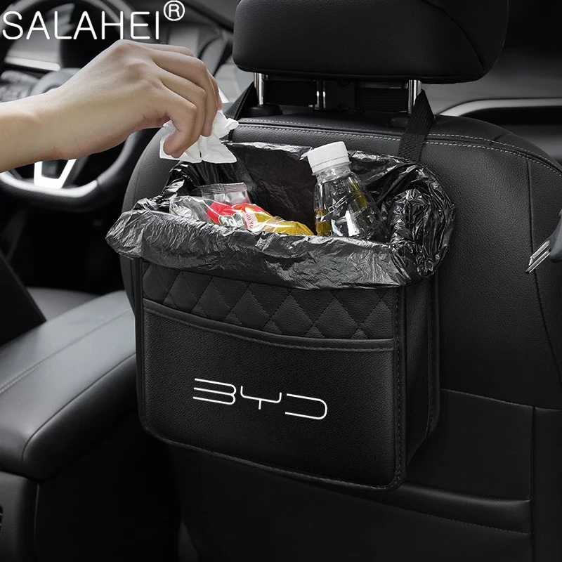 Car Seat Headrest Organizer Storage Holder For BYD M6 G3 G5 T3 13 F3 F0 S6 S7 E5 E6 L3 tang yuan atto3 song Covers Accessories