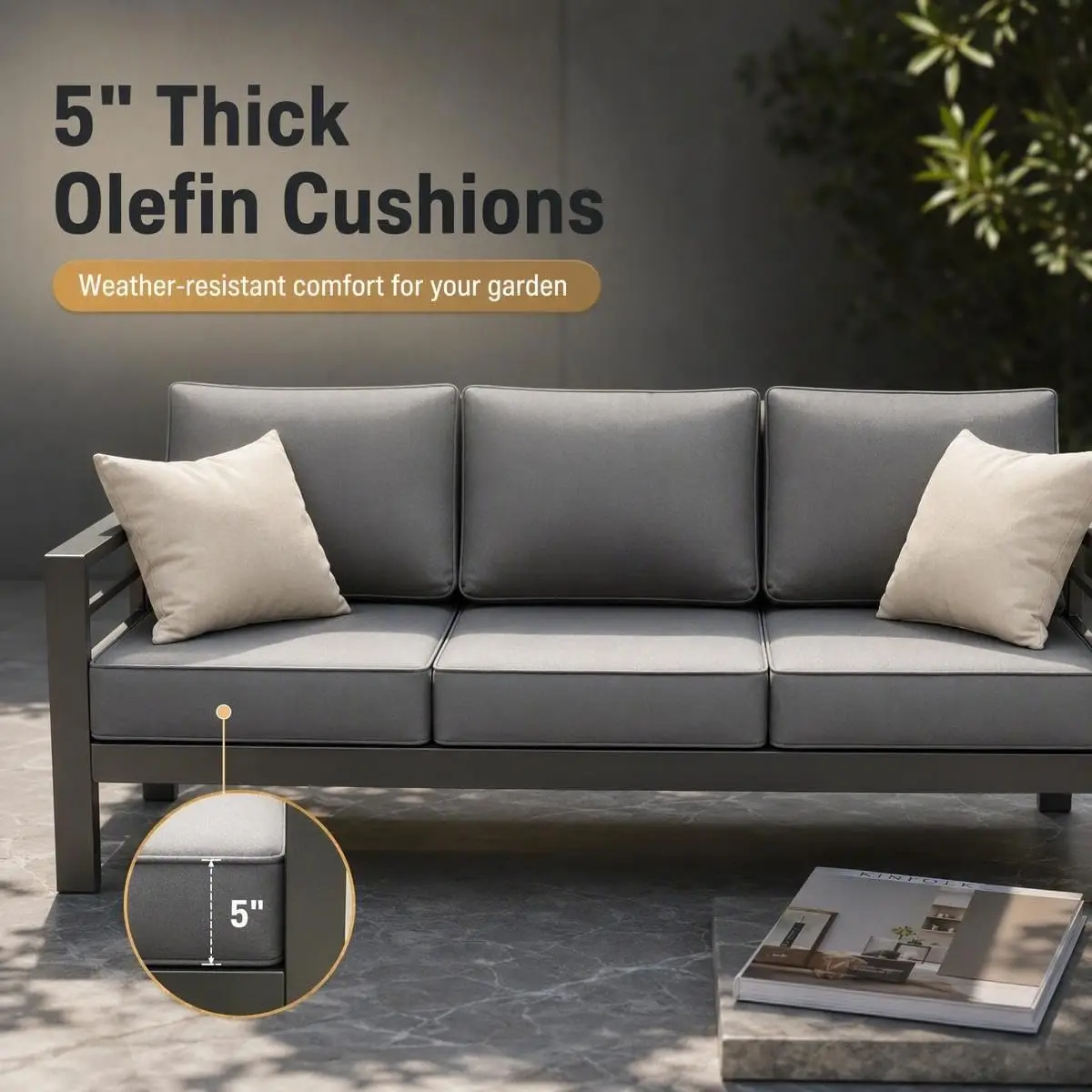 Aluminum Patio Sofa Set 5