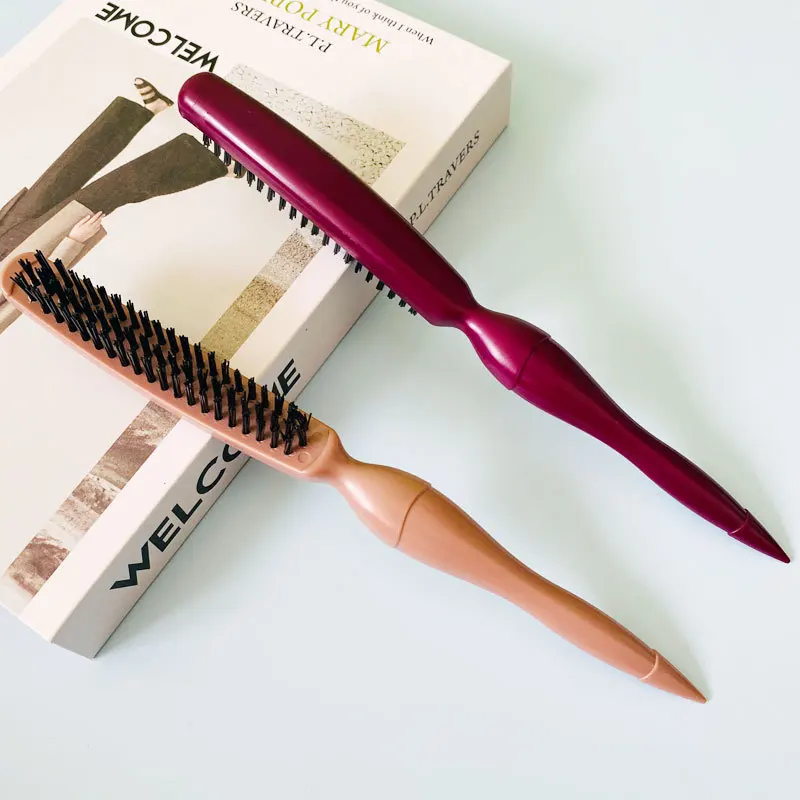 

Professional Hair Fluffy Comb Plastic Hair Brush Anti-static Barber Salon Hair Comb Scalp Massage Hairdresser Styling Tools New