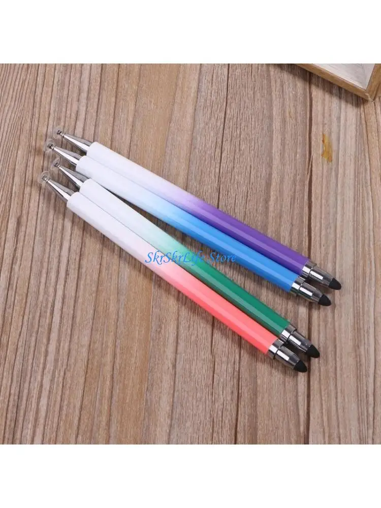

E65E 2 In 1 for Touch Screen Pen Pencil Fibre Tip & Disc Tip Dual-Head