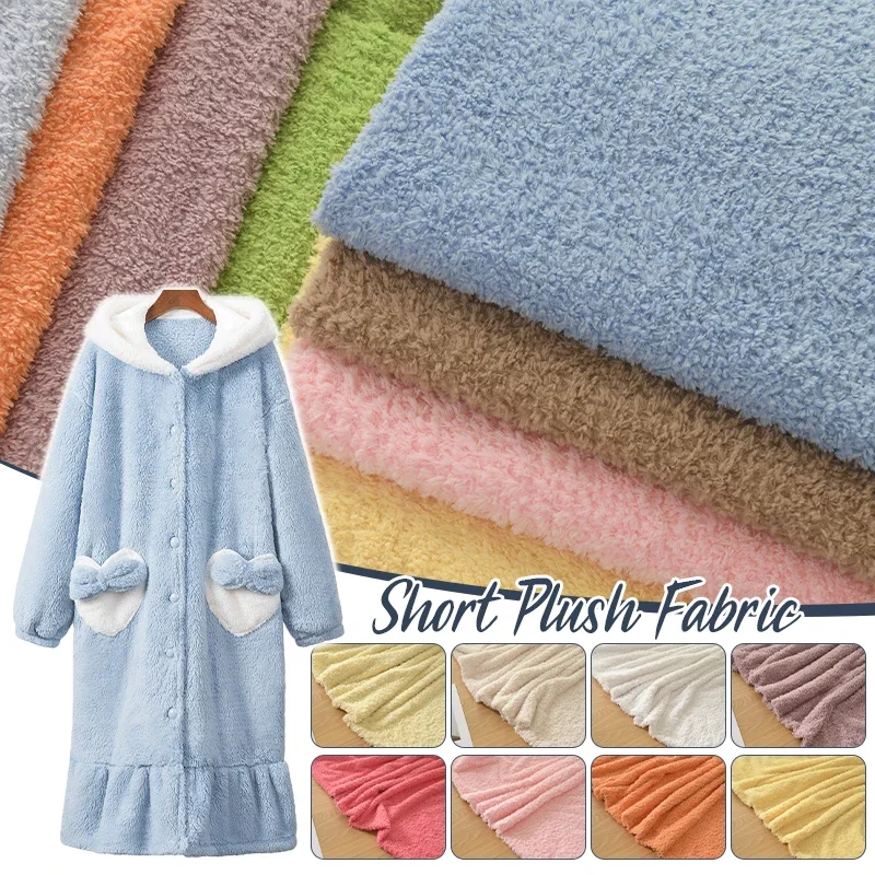 

Elastic Short Plush Fabric Imitation Lamb's Wool Cloth for Winter Coat Clothing Sofa Cover Hat Sweater DIY Sewing Soft Fabric