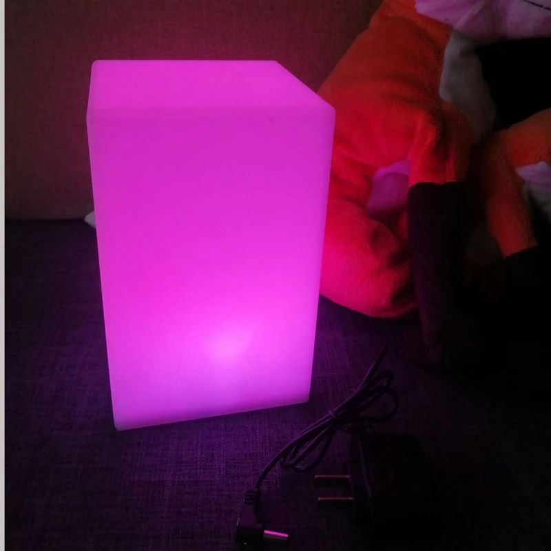 110*170mm, 7 Color Change, ABS Material, With Press Button Control,LED Table Lamps,For Christmas Decoration,1pc