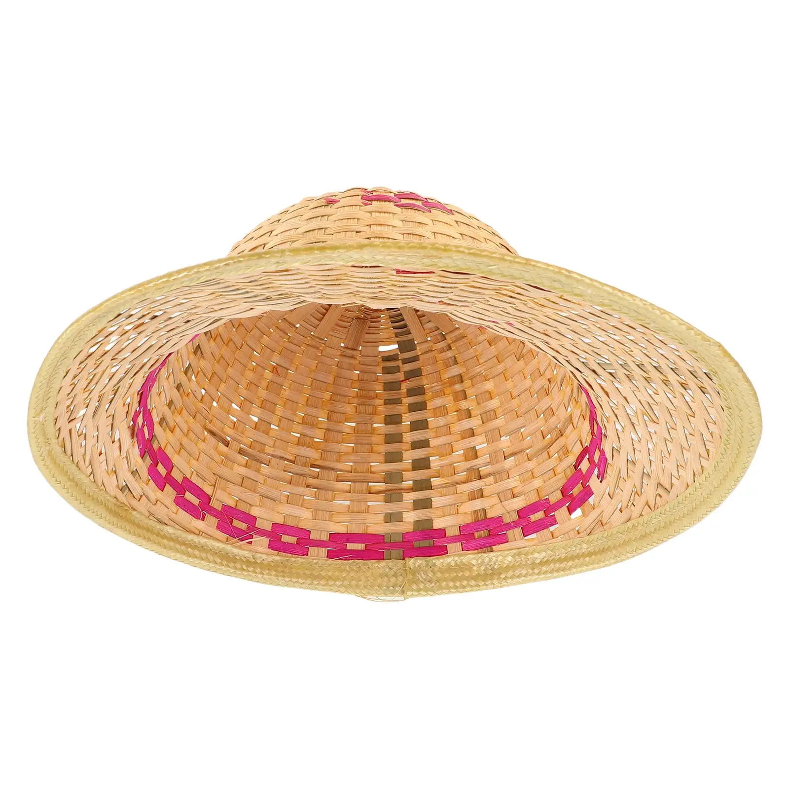 

Bamboo Woven Protection for Travel Sightseeing Outdoor Activities Japanese Rice Beach Men Sun Hat Hat