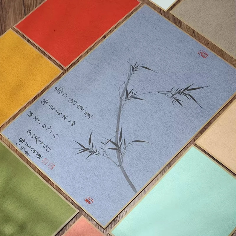 Authenti Half Raw Xuan Paper Chinese Rice Paper For Freehand Ink Painting Calligraphy Professional Artist Creation Art Supplies