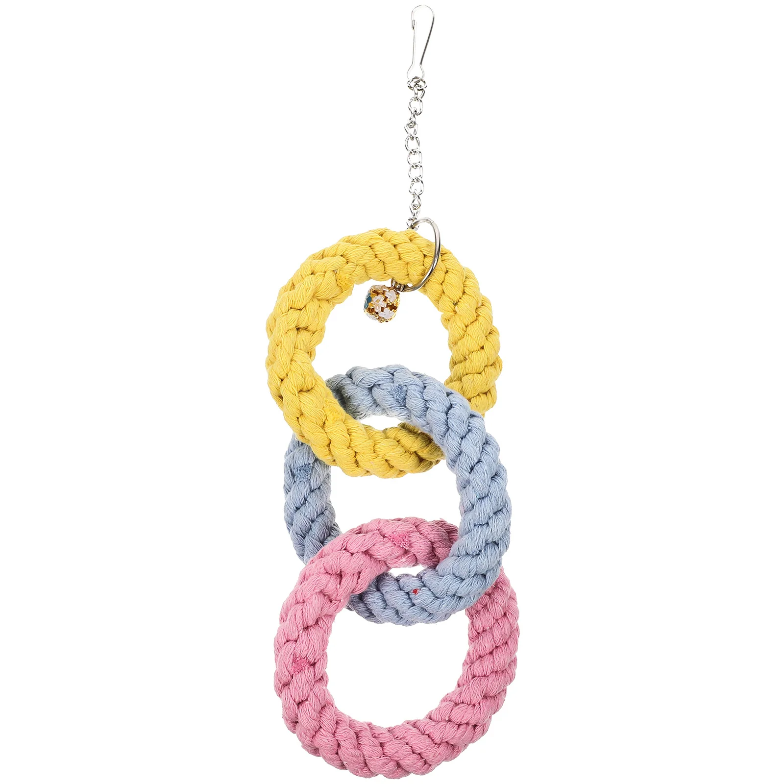 

Hanging Climbing Rope Ring Durable Bite-Resistant Cage Accessories for Sugar Glider Hamster Plaything Hamster