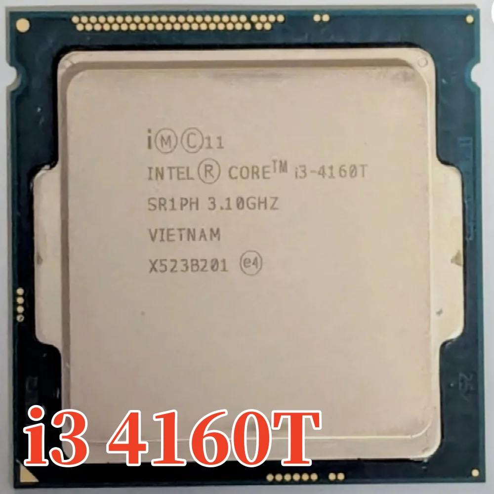 

Оригинальный процессор Intel core i3-4160T SR1PH 3,10 ГГц 3M 35 Вт 22 нм LGA1150 i3 4160T двухъядерный процессор для настольного компьютера Бесплатная доставка