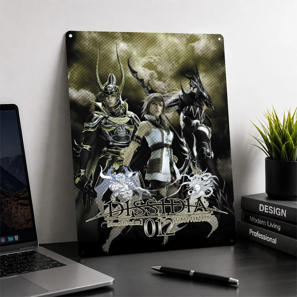 Final Fantasy Metal Poster Perfect Gift for Fans Lovers Personalized Wall Art Metal Sign for Decoration Room Ornaments Wand Deko