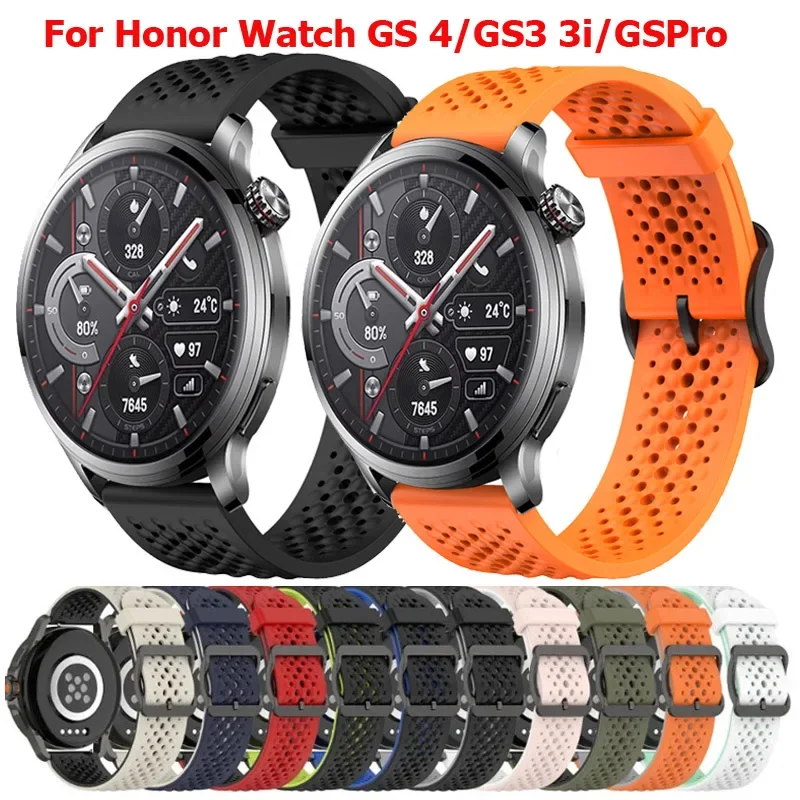 20mm 22mm 交換用シリコンストラップ Honor Watch 4Pro GS3 3i GSProバンド Huawei GT5Pro GT2 3 4 5 Magic Watch 2 46mm 42mm対応