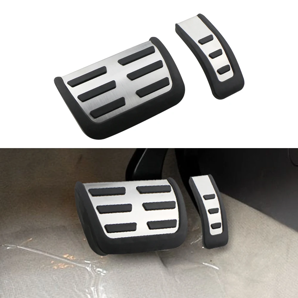 Car Pedal Cover Pad for Audi A6 4F C6 S6 2009 - 2011 2012 AT LHD Accelerator Fuel Gas Brake Pedals Pad Protector Accessories