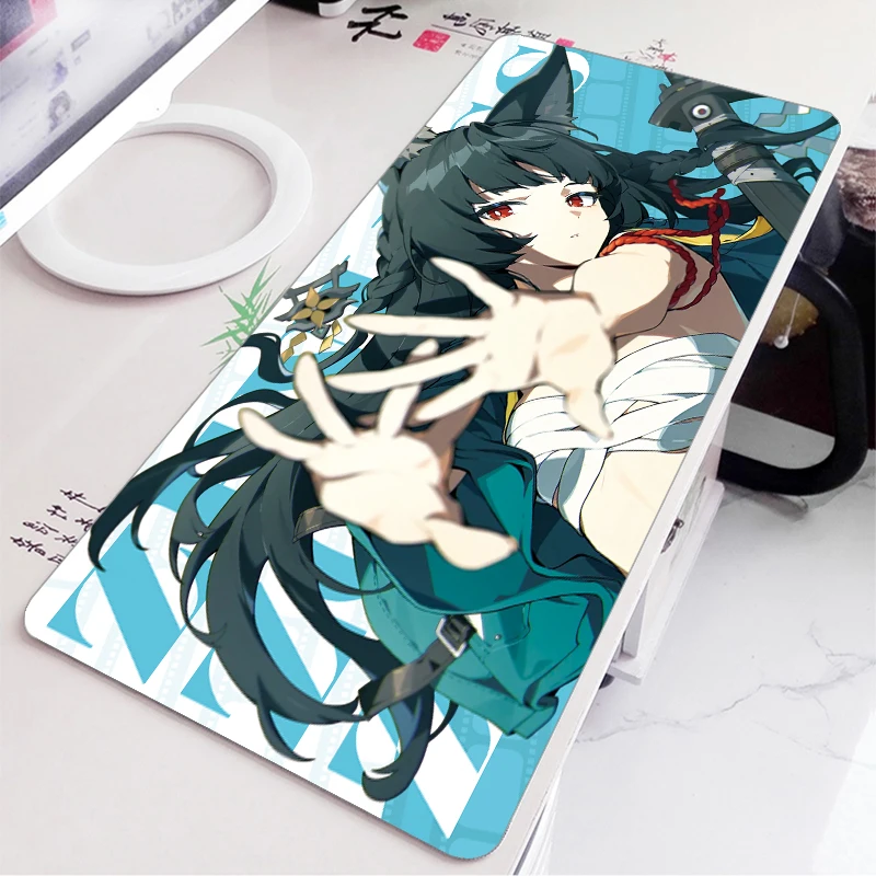 Gaming Hoshimi Miyabi Ye Shunguang Mouse Pad Evelyn Ellen Zenless Zone Zero Keyboard Desk Mats XXL Anime Girls Mousepad
