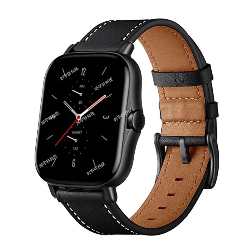 For Huami Amazfit GTS 3 Strap Leather 20mm Quick Release Sport Watchband For Amazfit GTS 2 2E 2 Mini/Bip U Pro/Bip 3 Bracelet