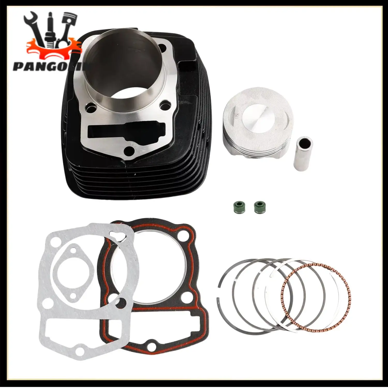 

1PC 250cc Cylinder Kit 65.5mm For Italika 250Z / Negro - Piston pin 15mm - 14-19 MX Motorcycle Parts Engines &Engine Parts
