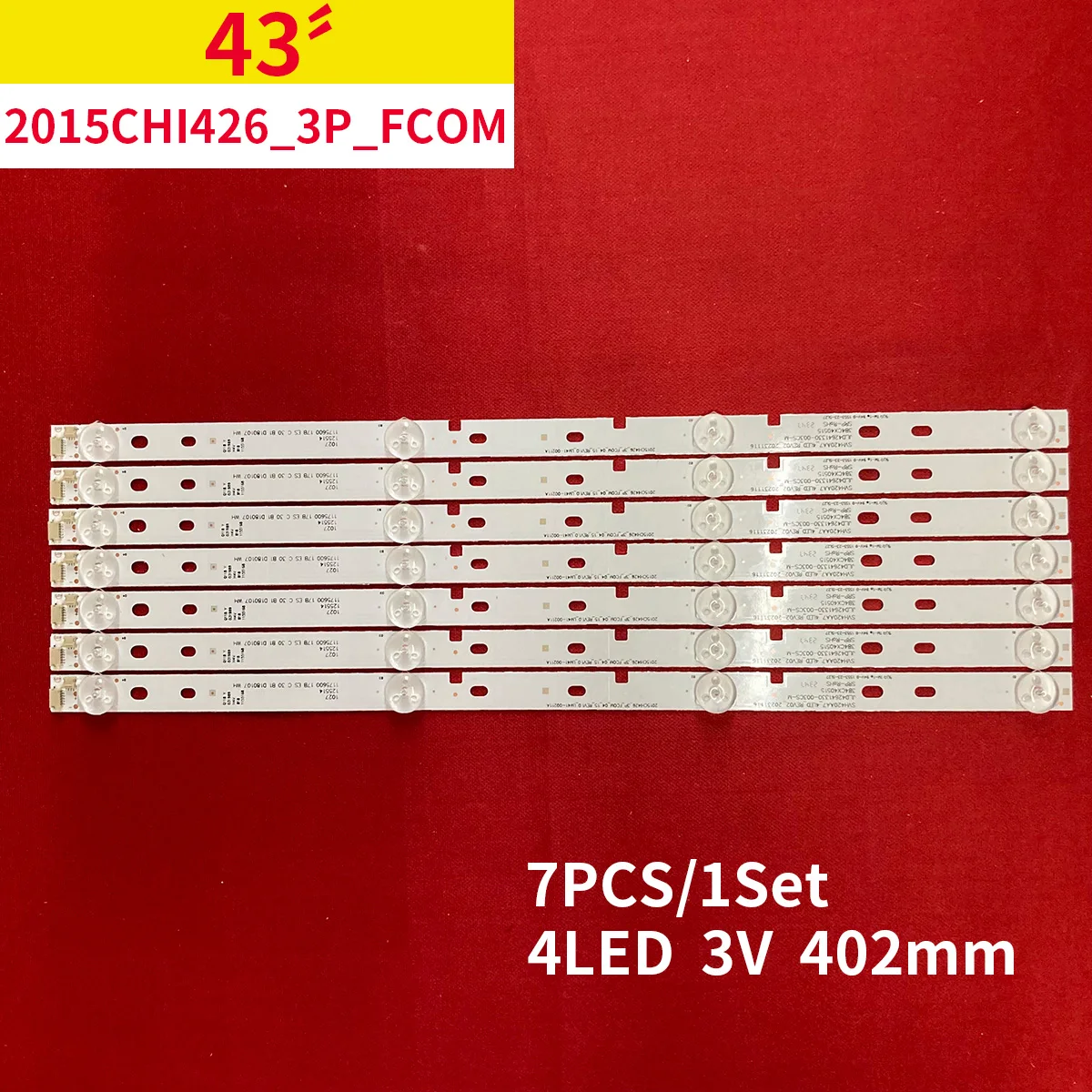 New LED strip for SVH420AB2 SVH420AB3 SVH420AA7_4LED H43M3000 H43MEC3050 LED43K300U 43H7C 43H7C2 LC-43N4000U