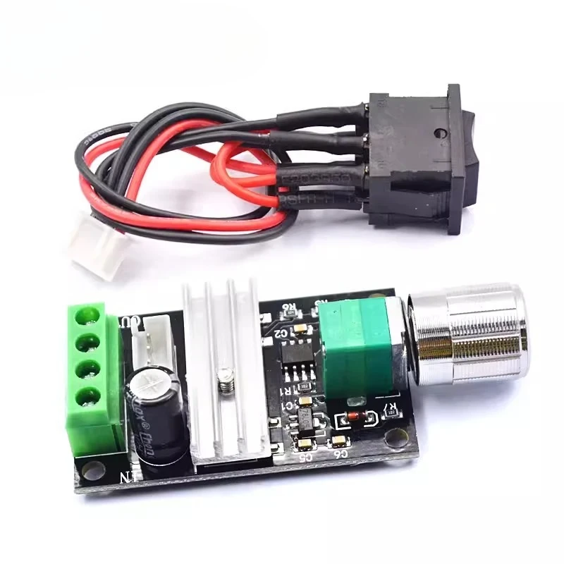 DC 6V 12V 24V 28V 3A 80W DC Motor Speed Controller PWM Speed Adjustable Reversible Switch 1203BB DC Motor Driver Reversing