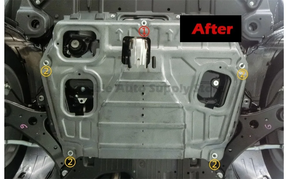 Piastra paramotore motore OEM per Honda Sienna 2011-2020, installazione semplice in acciaio al manganese/plastica di alta qualità, protezione motore auto