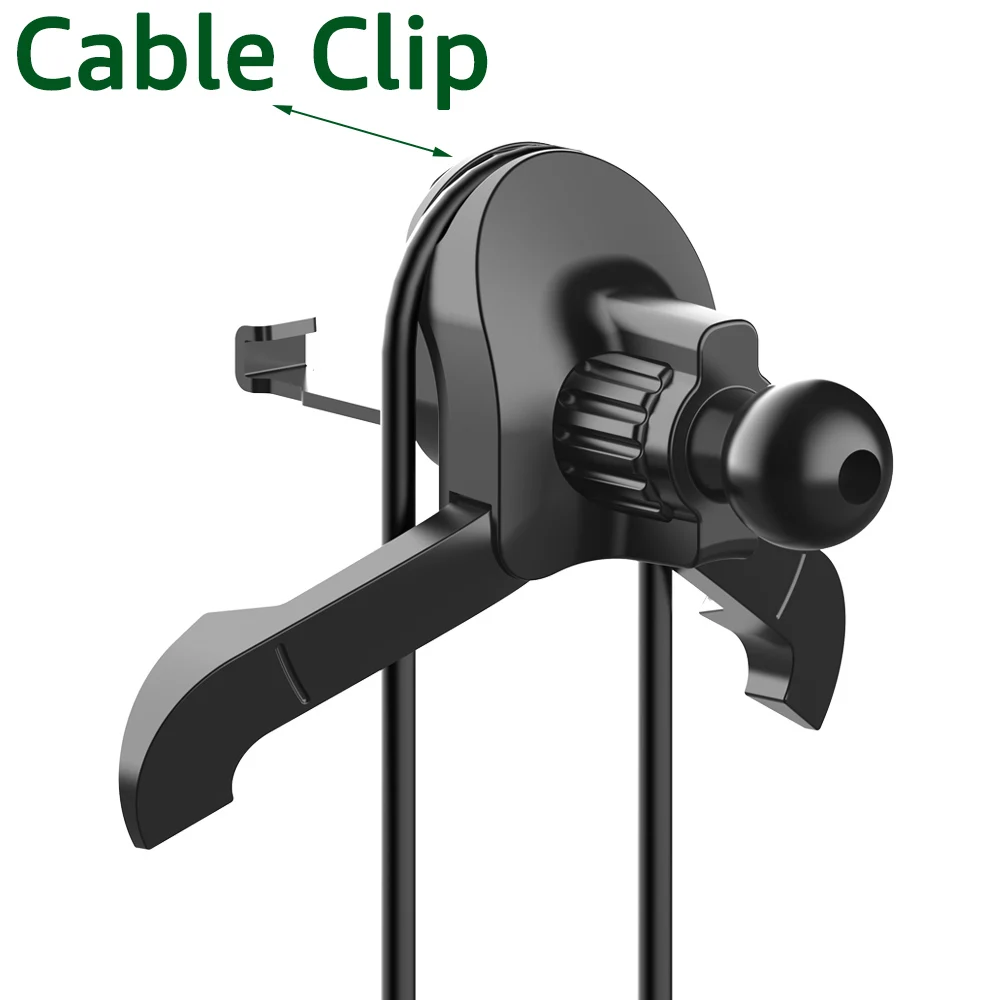 17mm Kugelkopf Universal Auto Air Vent Clip Handy Halter Basis Zubehör Auto Air Outlet Haken für Navigation GPS halterungen – Detail 7
