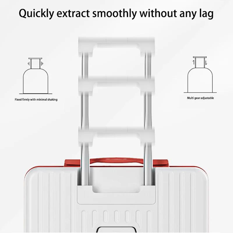 حقيبة أمتعة مفتوحة أمامية مقاس 18/20 بوصة مع عجلات دوارة ذات سعة توسيع عميقة وقفل TSA لرحلة العمل