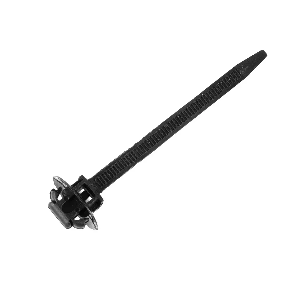Black Mixed Cable Tie Car Accessories Bundled Wire Bands Car Clips Practical 5 Optional Sizes 7.8*150mm 8.2*155mm