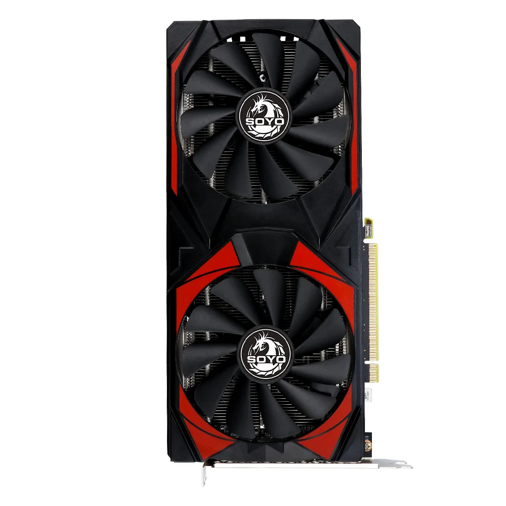 SOYO AMD Radeon RX5700 8 GB Gaming-Grafikkarte GDDR6-Speicher 256 Bit PCIEx16 4.0 für Desktop-Computer-Grafikkarten RX 5700