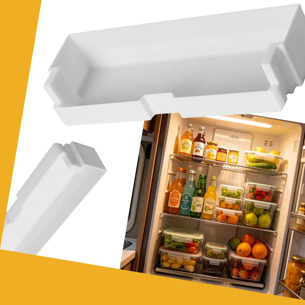 Stronger Fridge Door Shelf Bin for Caravan Motorhome for Dometic RML9331 9330 9335 9336 Replacement Door Box Accessory
