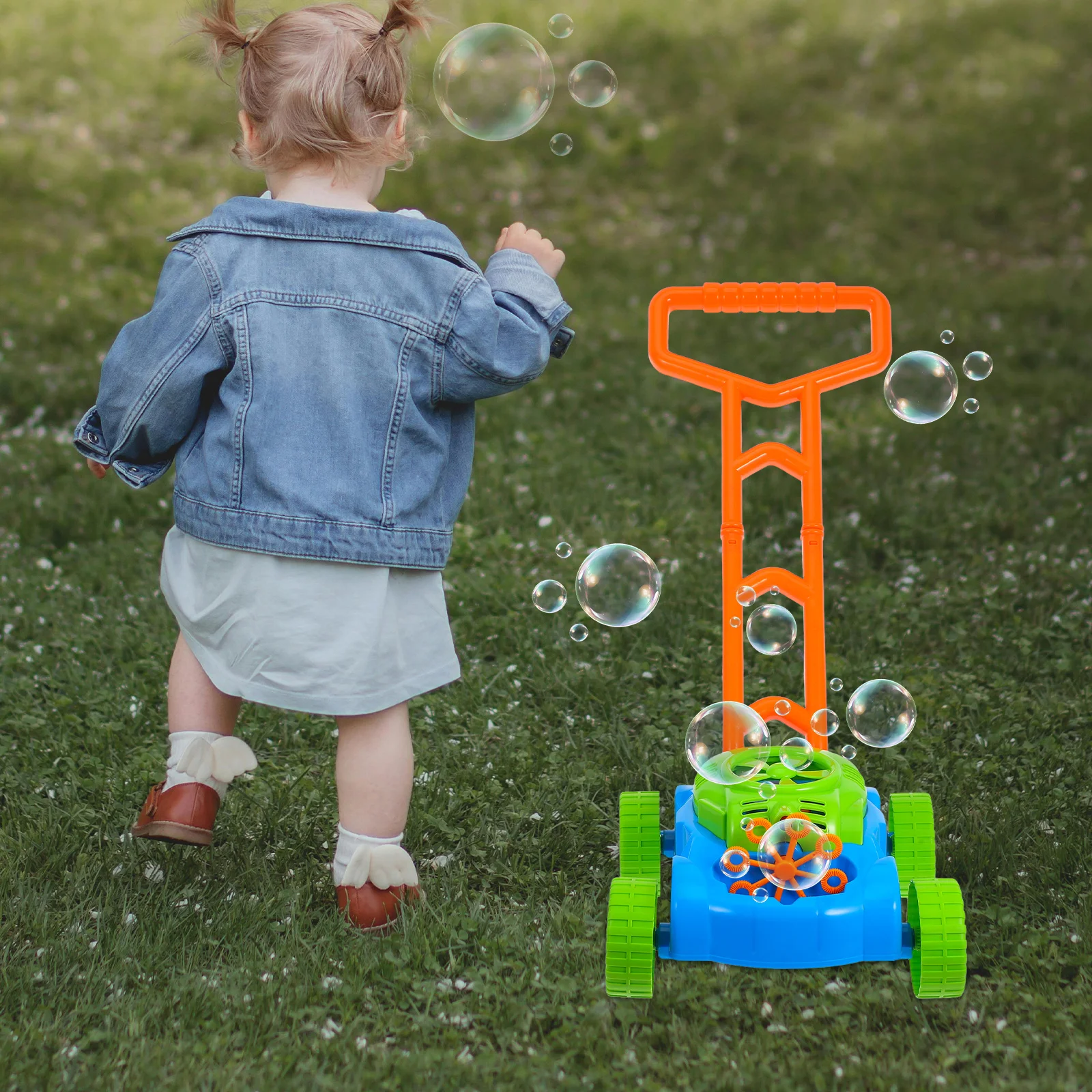 Bubble Machine Blower Adorable Maker Cart Shape Making Kids Blowing Toy Automatic