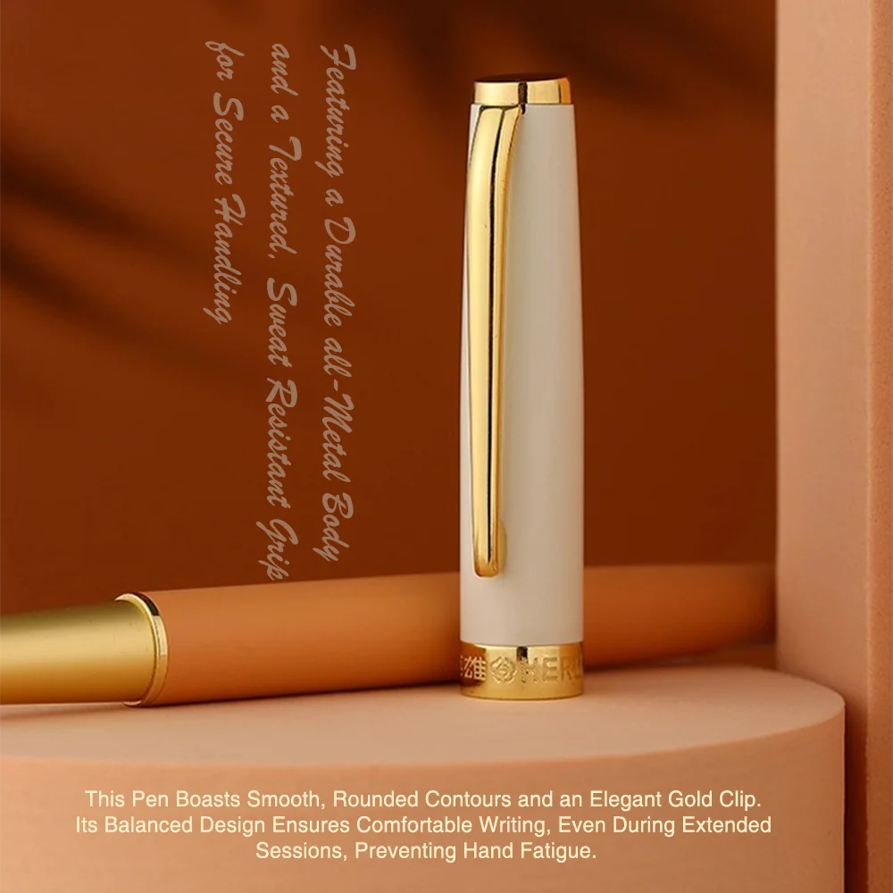 قلم حبر ملون Hero P108 مقاس 0.5 مم من إيريديوم لممارسة كتابة الطلاب، صندوق هدايا مستلزمات المكاتب المدرسية (12 لونًا)