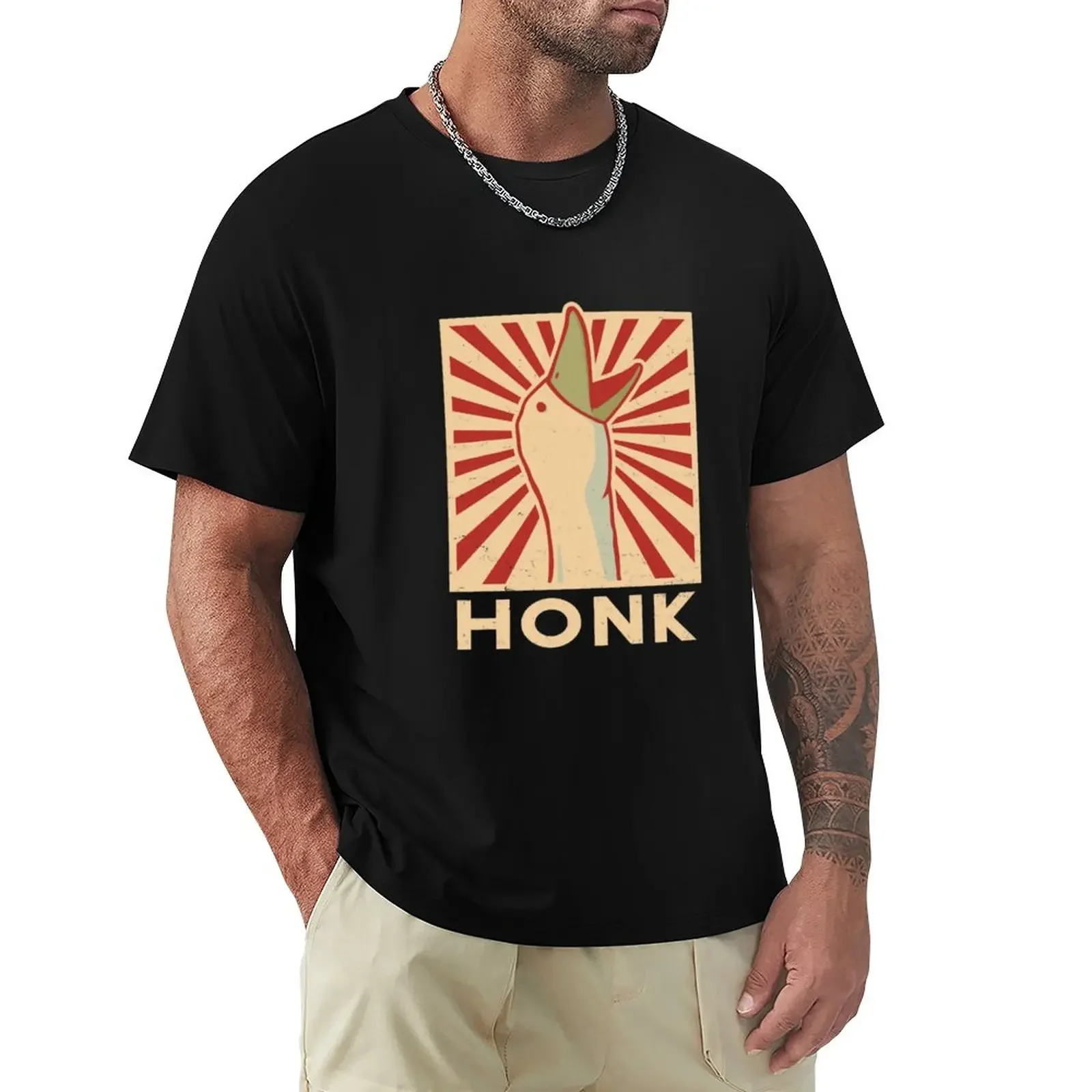 HONK T-Shirt korean fashion shirts graphic tees mens clothing