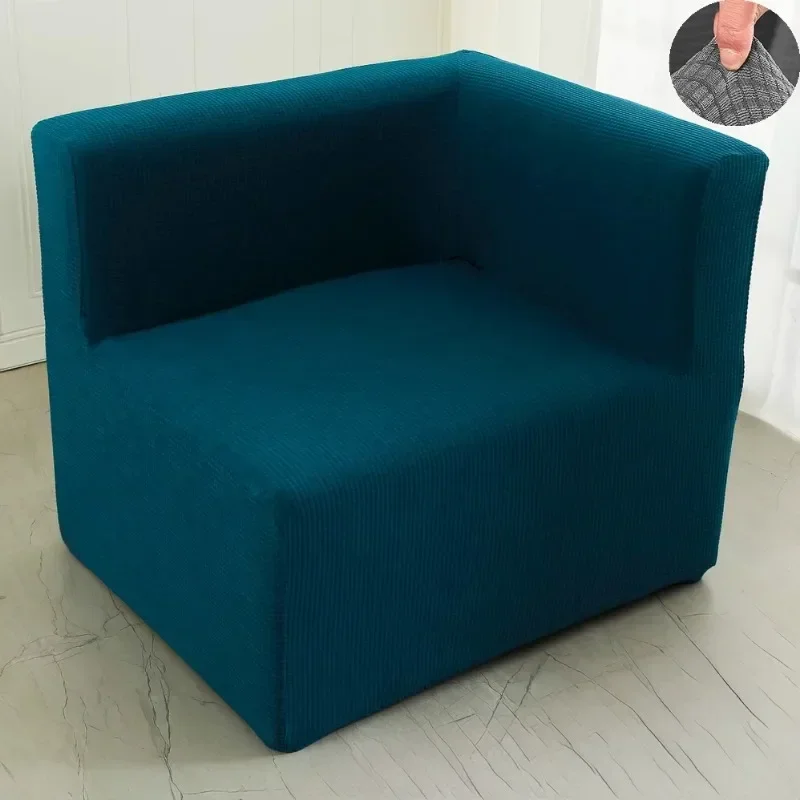 Stretch Corner Couch Cover Living Room 1Piece Corner Sofa Cover for L-Shape Sectional Recliner Sofa Furniture Protector