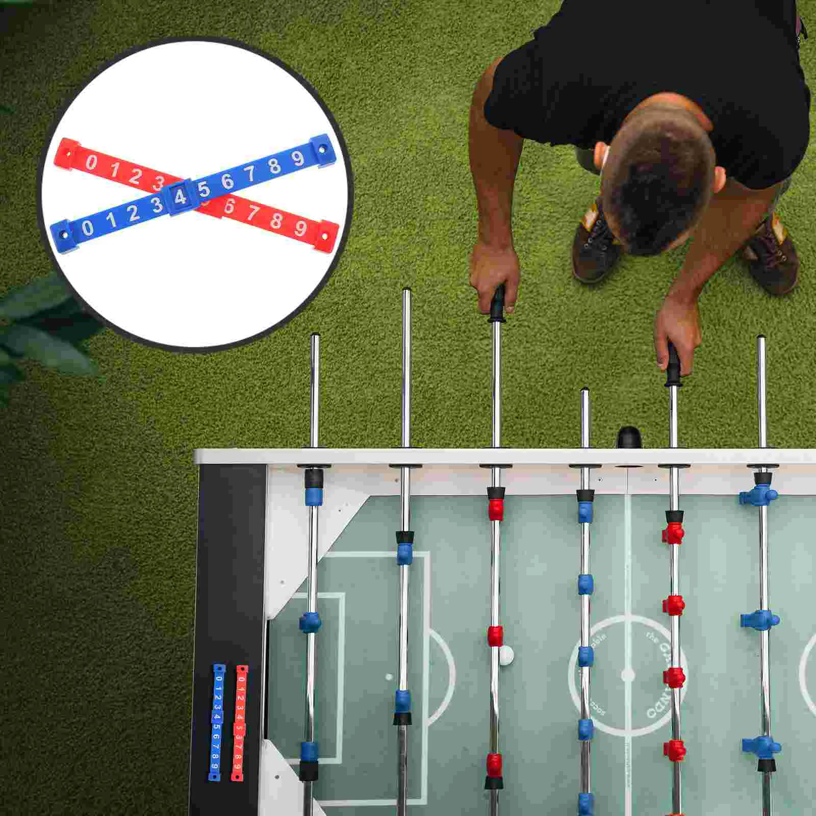 2 Pcs Foosball Scorer Table Football Counter Game Supplies Counters Soccer Props Scoring Unit Device